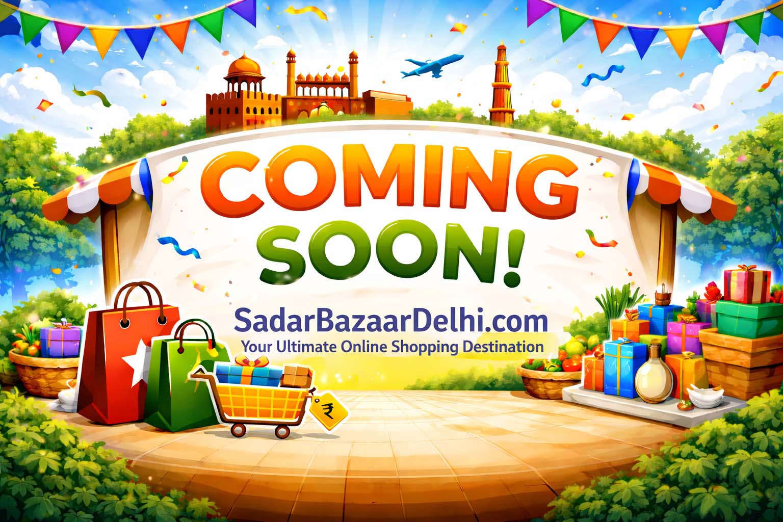 SadarBazaarDelhi.com Coming Soon - Your Ultimate Online Shopping Destination